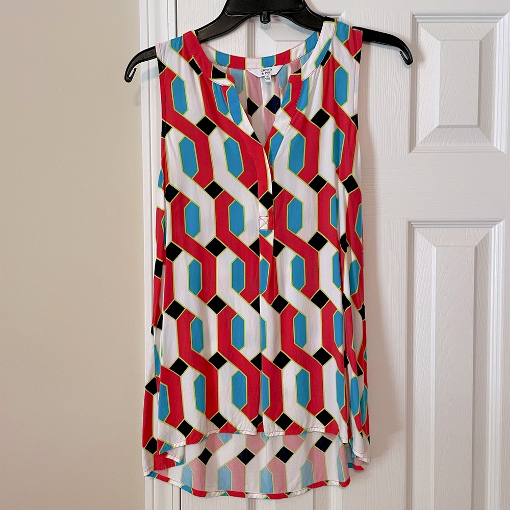 Crown & Ivy dress tank. Size M.